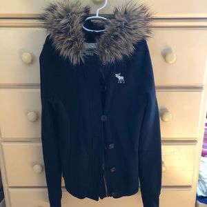 Abercrombie Kids Navy sweatshirt with hood